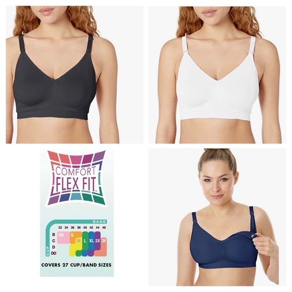 NWT Bundle Playtex Nursing Bras (3 Bras) - Picture 1 of 16